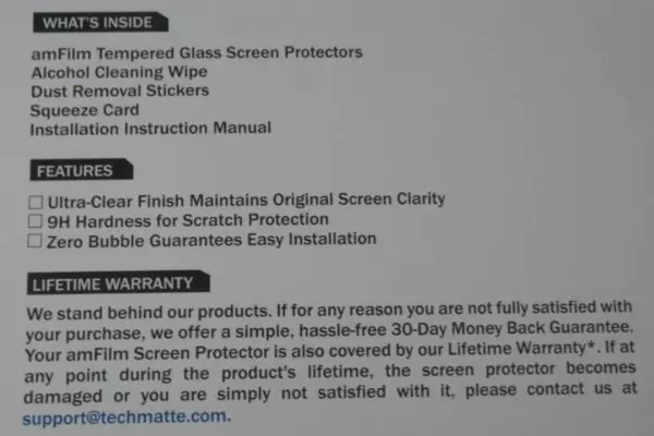 amFilm Tempered Glass Screen Protector for iPad Pro 10.5" - Ultra Clear