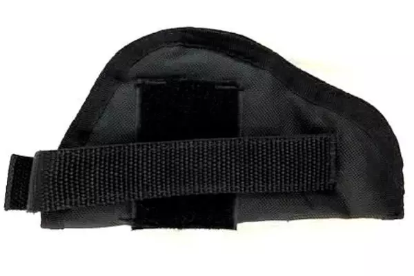 Black Belly Band Concealed Carry Belt with Universal Holster Size Fits Most
