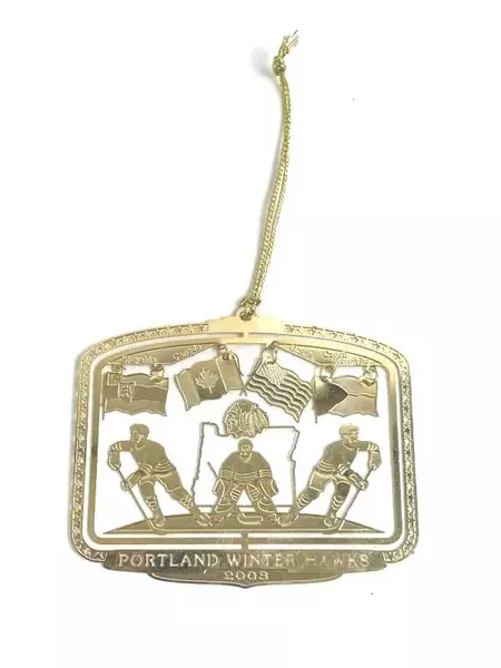 Portland Winterhawks 2003 Christmas Ornament - Hockey Fans Collectible