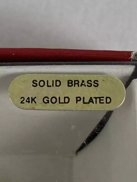 Portland Winterhawks 30th Anniversary Ornament 24K Gold Plated in Box