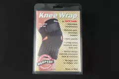 SafeGard Knee Wrap Adjustable Neoperf Support - Pre-Owned, Breathable Black