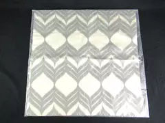 Williams Sonoma Euro Pillow Sham Gray Cream Geometric Design New With Tags