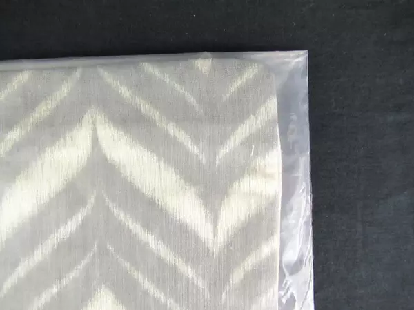 Williams Sonoma Euro Pillow Sham Gray Cream Geometric Design New With Tags