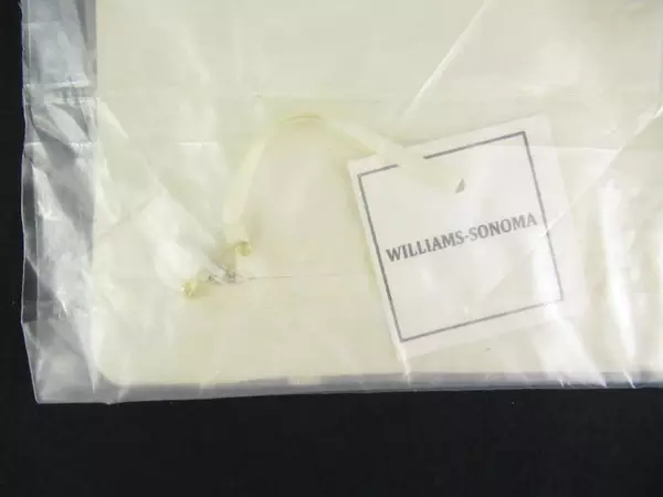 Williams Sonoma Euro Pillow Sham Gray Cream Geometric Design New With Tags