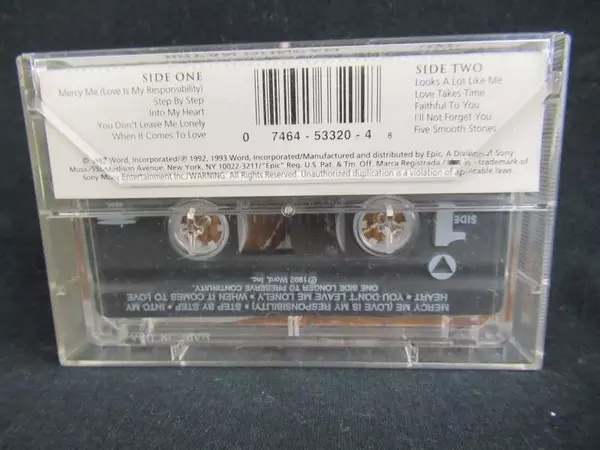 1993 Bryan Duncan "Mercy" Cassette Tape - Christian Music ET 53320