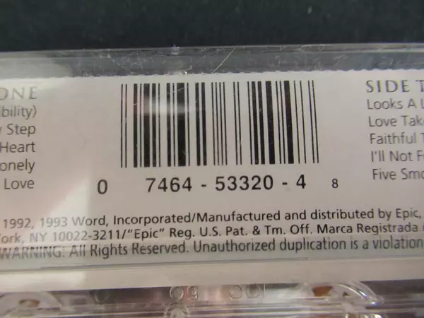 1993 Bryan Duncan "Mercy" Cassette Tape - Christian Music ET 53320