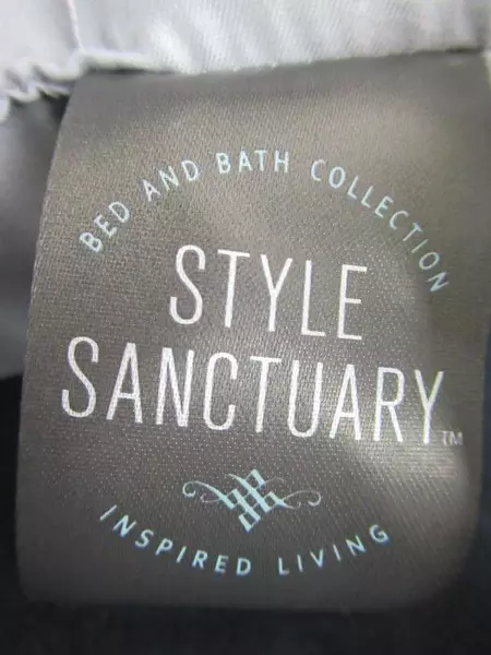 Style Sanctuary Gray Cinched Throw Pillow 14.5" x 10" - Home Decor Accent