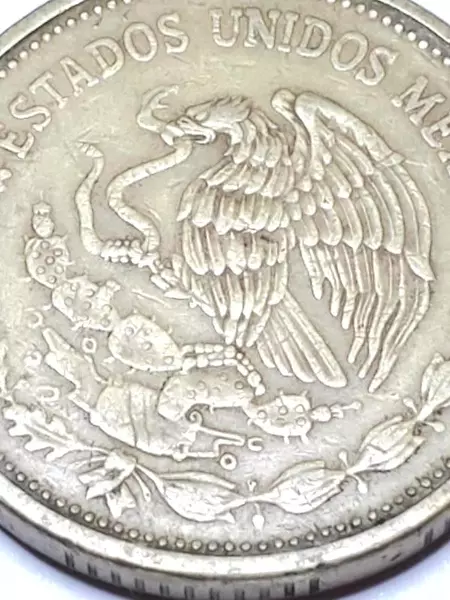 1988 100 Mexican Peso Coin - Low Circulation Bronze Aluminum Collectible