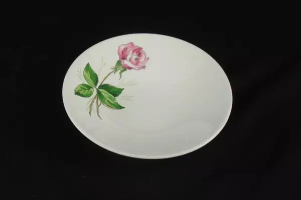 Lot Of 4 Vintage Knowles Tea Rose Porcelain Fruit Bowls X 2240 0 Single Stem 