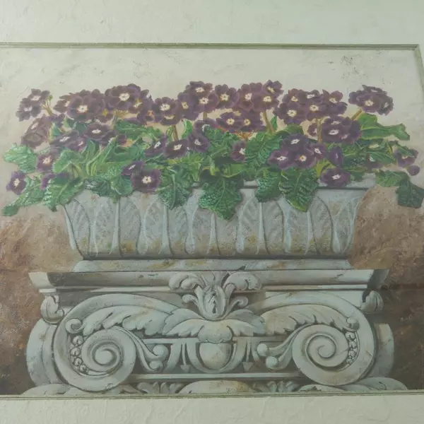 Gloria Erikson Architectural Primrose Framed Art Print 23x26 Art In Motion