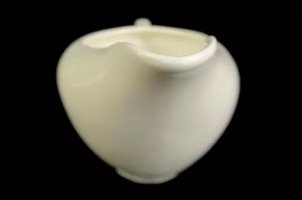 Vintage Knowles Tea Rose Porcelain Creamer X-2240-0 7" Long Floral Design