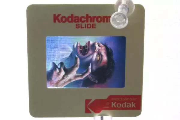 Jim Warren Werewolf Vintage Kodachrome Slide Art 2" x 2" Collectible
