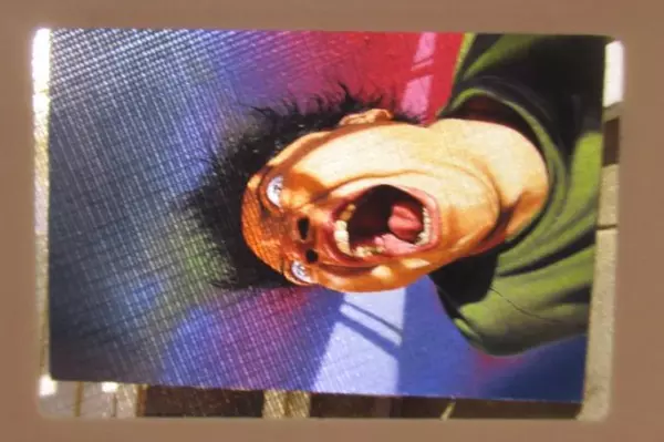 Vintage Ektachrome Slide Kodak 35mm Jim Warren's Manic Surrealism Art