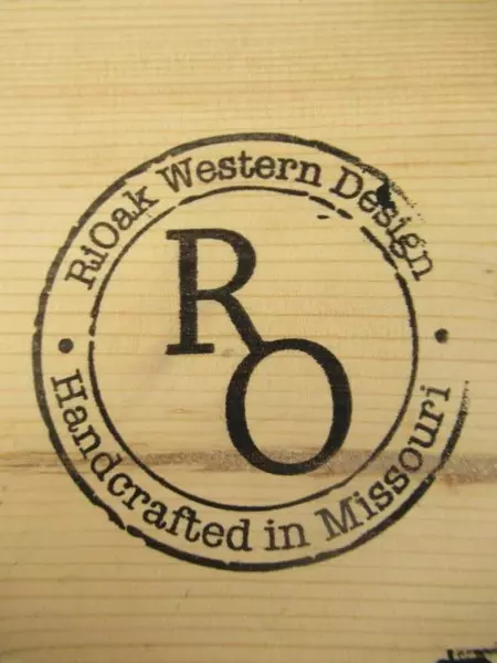 RiOak "Let's Stay Home" Farmhouse Wall Plaque Decor - Rustic Charm 7"x6"