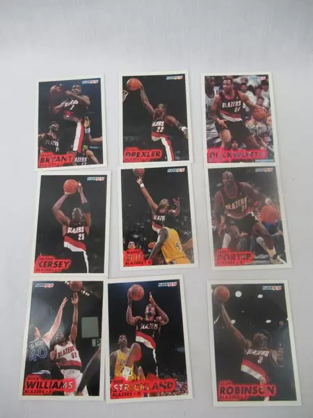 Lot of 20 Fleer Topps Upper Deck Trail Blazer Basketball Cards 1980s-1990s