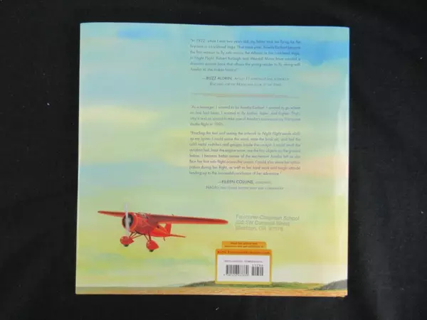 Night Flight by Robert Burleigh HC DJ Simon & Schuster 2011 Children's Book