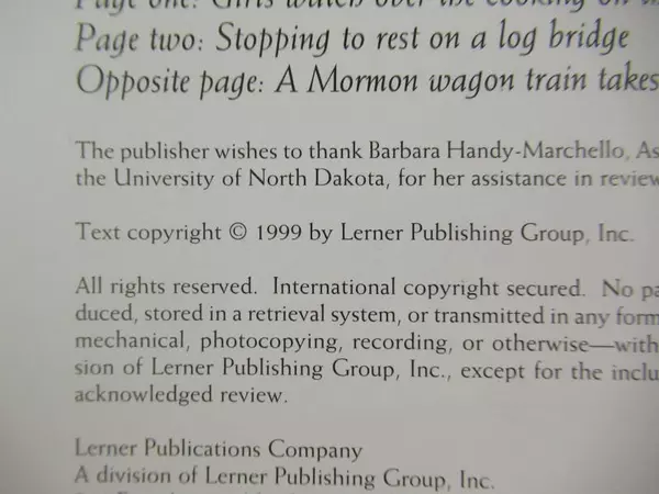 Vintage "Children of the Trail West" by Holly Littlefield, 1999 HC