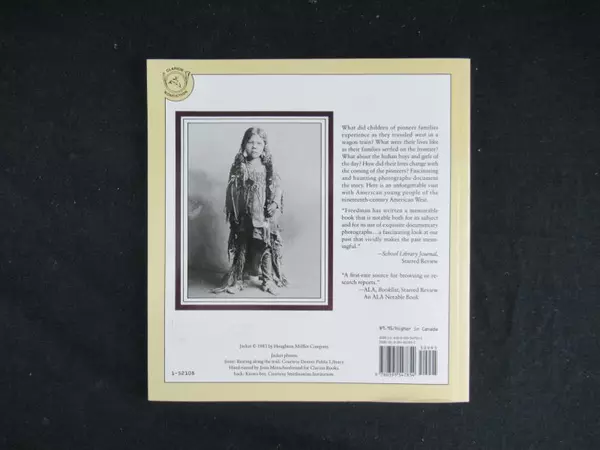 Vintage "Children of the Wild West" by Russell Freedman PB 1983 Houghton Mifflin