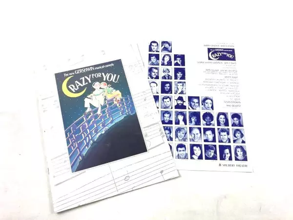 Crazy for You Gershwin Musical Comedy Program 1994 - Good Condition Collectible