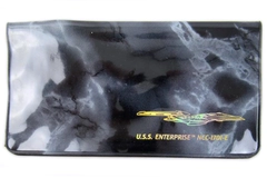 Vintage Star Trek Check Book Case Cover Paramount USS Enterprise NCC-1701-E