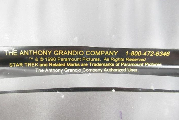 Vintage Star Trek Check Book Case Cover Paramount USS Enterprise NCC-1701-E