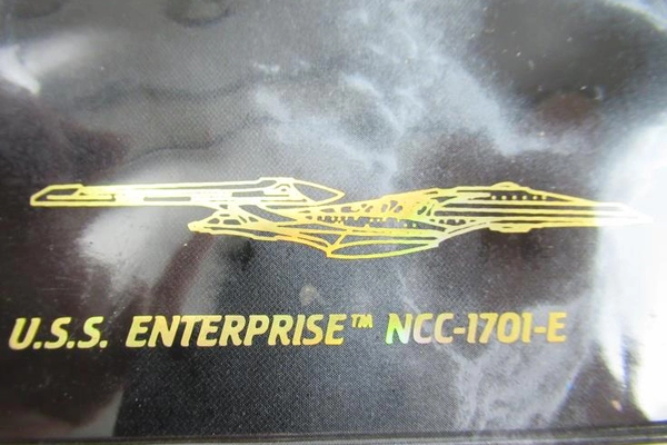 Vintage Star Trek Check Book Case Cover Paramount USS Enterprise NCC-1701-E