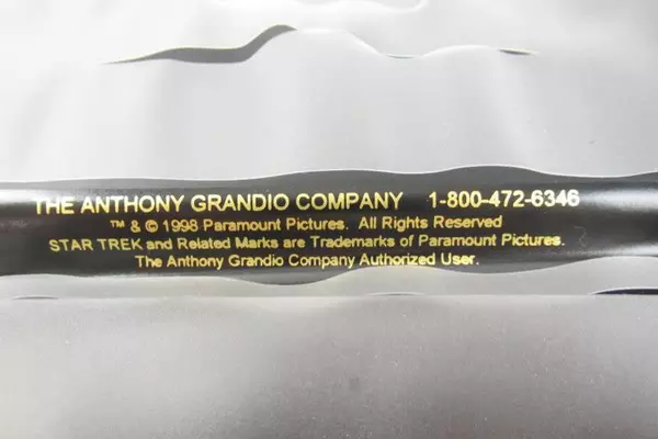 Vintage Star Trek USS Voyager Checkbook Cover - Paramount Starfleet Command