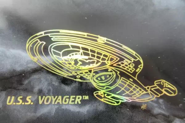 Vintage Star Trek USS Voyager Checkbook Cover - Paramount Starfleet Command