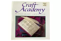 Craft Academy 1998 Vintage Workbook 100 Craft Projects DIY Ideas