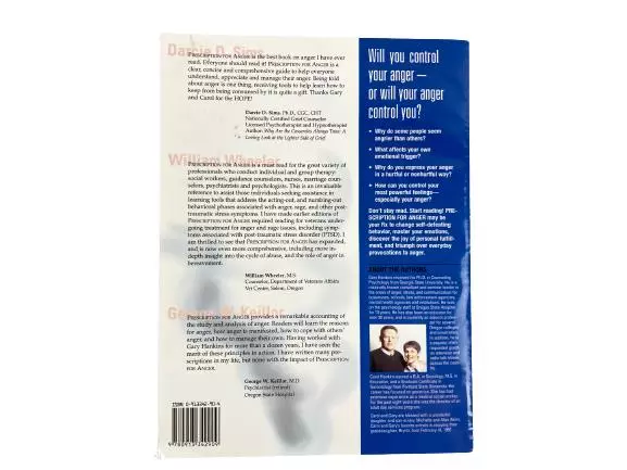 Prescription for Anger: Coping with Angry Feelings by Hankins - Very Good