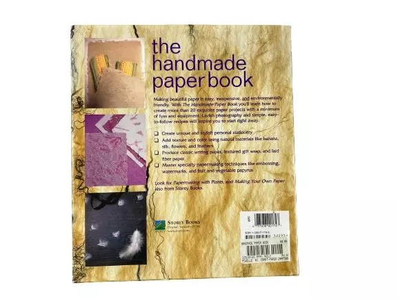 The Handmade Paper Book by Angela Ramsay, Hardcover, Dust Jacket, 1999