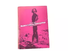 Vintage Modern Cultural Anthropology by Philip K. Bock 1969 Knopf Hardcover