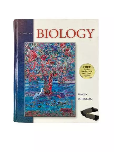 Raven Johnson Biology 5th Edition Textbook McGraw Hill 1999 Good Condition