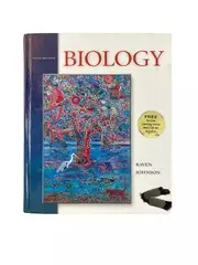 Raven Johnson Biology 5th Edition Textbook McGraw Hill 1999 Good Condition