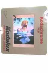 Vintage Jim Warren Kodachrome 35mm Slide Surreal Art Woman - Good Condition