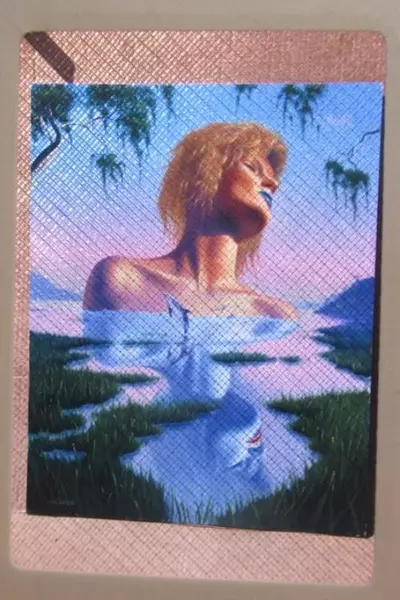 Vintage Jim Warren Kodachrome 35mm Slide Surreal Art Woman - Good Condition