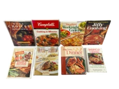 Lot of 8 Quick Weeknight Cookbooks - Easy & Healthy Meals