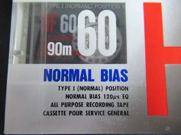 Sony 60 HF Normal Bias Type 1 Cassette Tape 90 Mins - New & Sealed