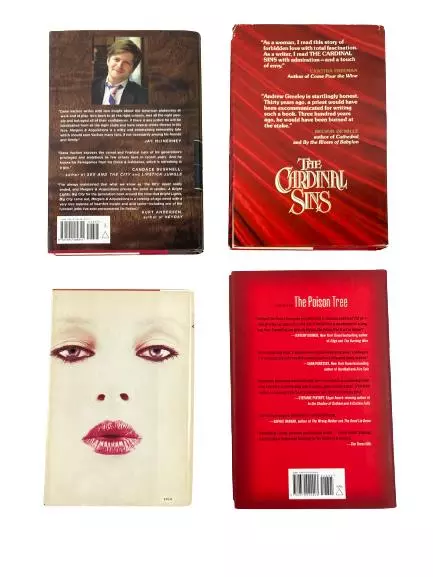 Lot of 4 Contemporary Novels: The Cardinal Sins, Mergers & Acquisitions, More