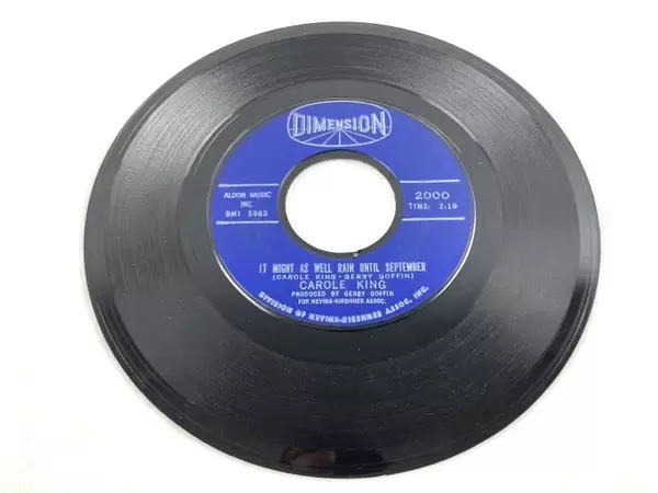 Carole King Vintage 6" Vinyl Record - Nobody's Perfect & More - Pre-Owned 2000
