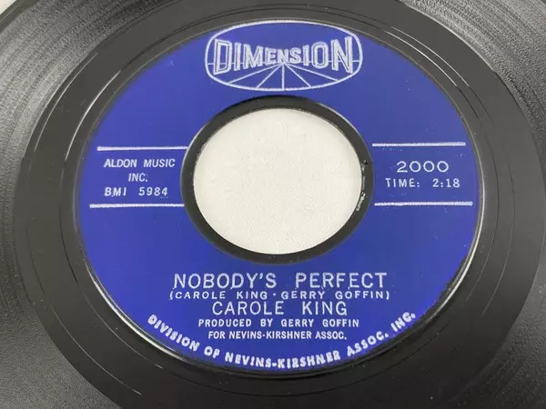 Carole King Vintage 6" Vinyl Record - Nobody's Perfect & More - Pre-Owned 2000