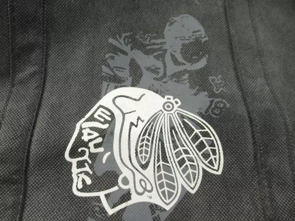 Portland Winterhawks Tote Bag Black 14"x13" Fan Souvenir Pre-Owned Good Cond