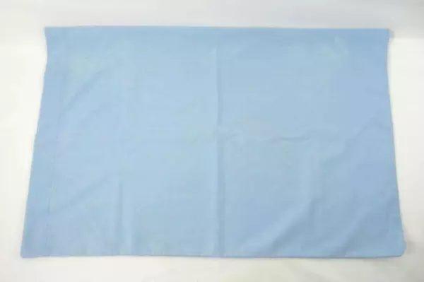 Lot of 4 Decorative Floral & Solid Pillowcases Shams Blue White Yellow