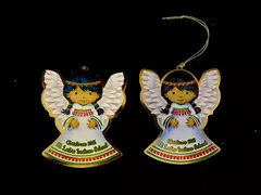 St Labre Indian School Angel Ornament with Gift Tag 2021 - Very Good Cond
