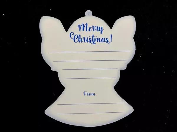 St Labre Indian School Angel Ornament with Gift Tag 2021 - Very Good Cond