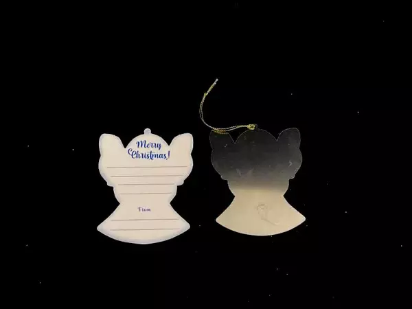 St Labre Indian School Angel Ornament with Gift Tag 2021 - Very Good Cond