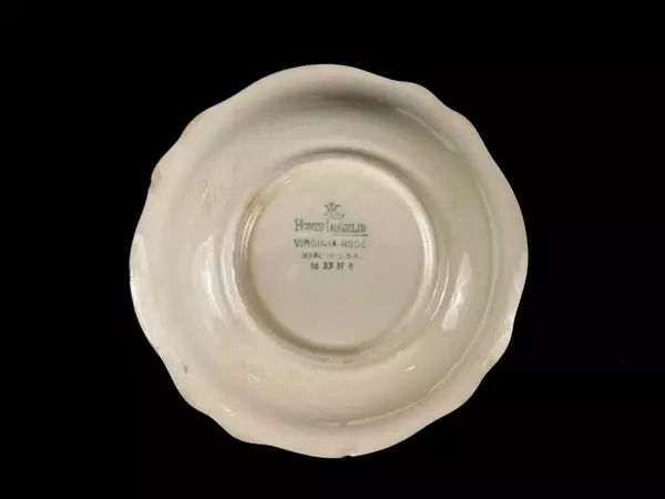 Homer Laughlin Virginia Rose 5.25" Cereal Bowl Vintage Floral 1933