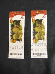 Lot of 2 Portland Winterhawks 2006 Game 36 Tickets - WHL Rose Garden