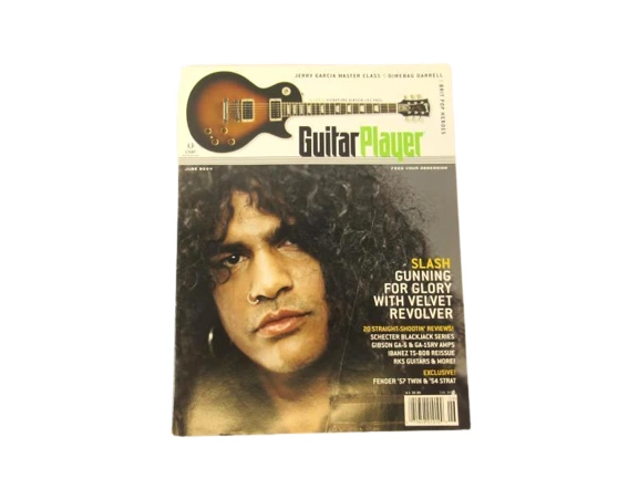 Guitar Player Magazine June 2004 Slash Velvet Revolver Good Condition