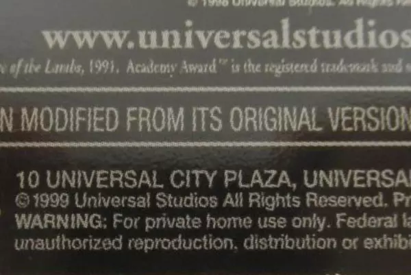 Meet Joe Black Special Edition VHS Tapes Lot of 2 Brad Pitt 1999